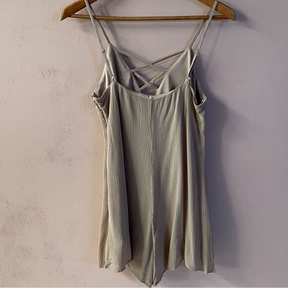 Irene’s Story Fashion On Earth Tannish Blush Romper Size M NWT - Picture 12 of 14